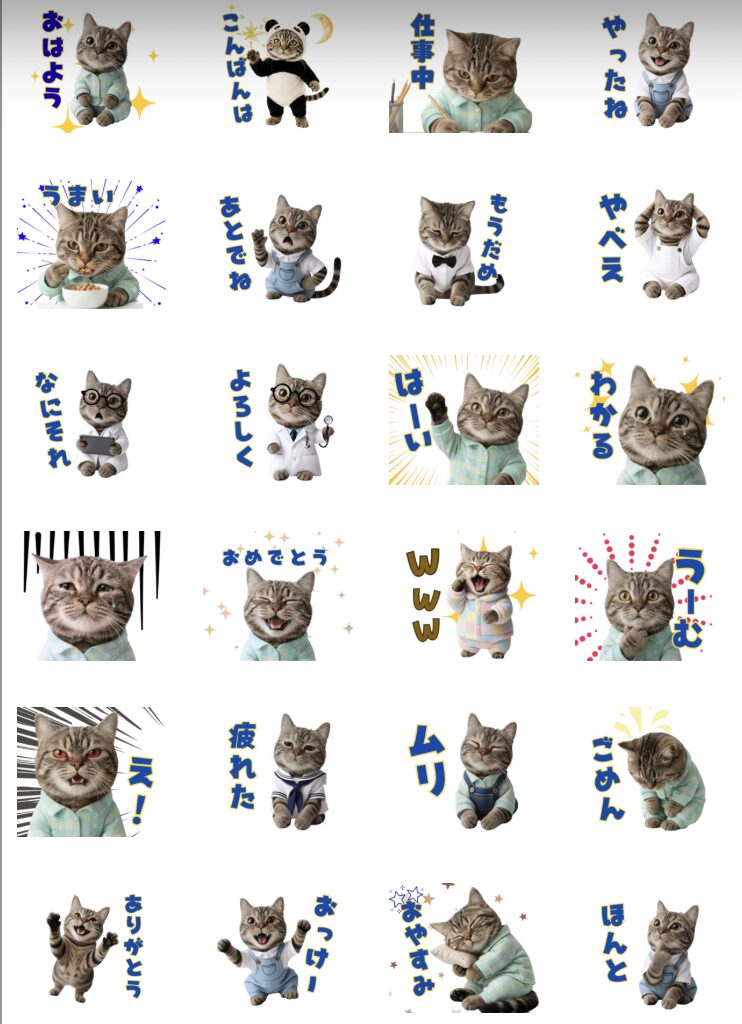 こむぎの可愛いLINEスタンプ画像