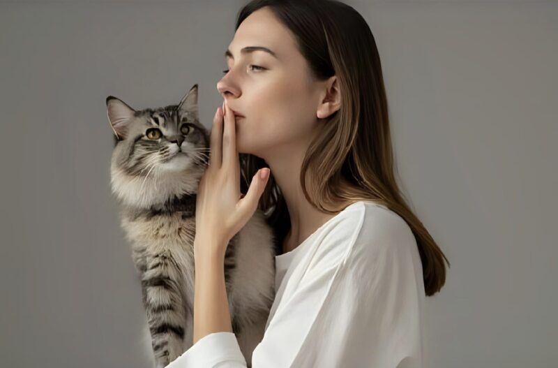 猫を抱いてアレルギーが出る